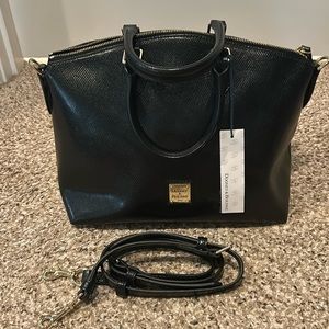 Dooney and Burke tote with long strap